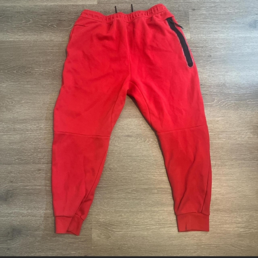 Nike SportswearTech Fleece tracksuit University Red - Picture 5 of 7